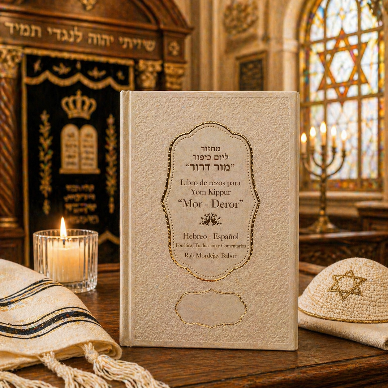 Majzor de Yom Kipur hebreo español con fonética | Edición Mor-Deror | Ideal para sinagoga y festividades