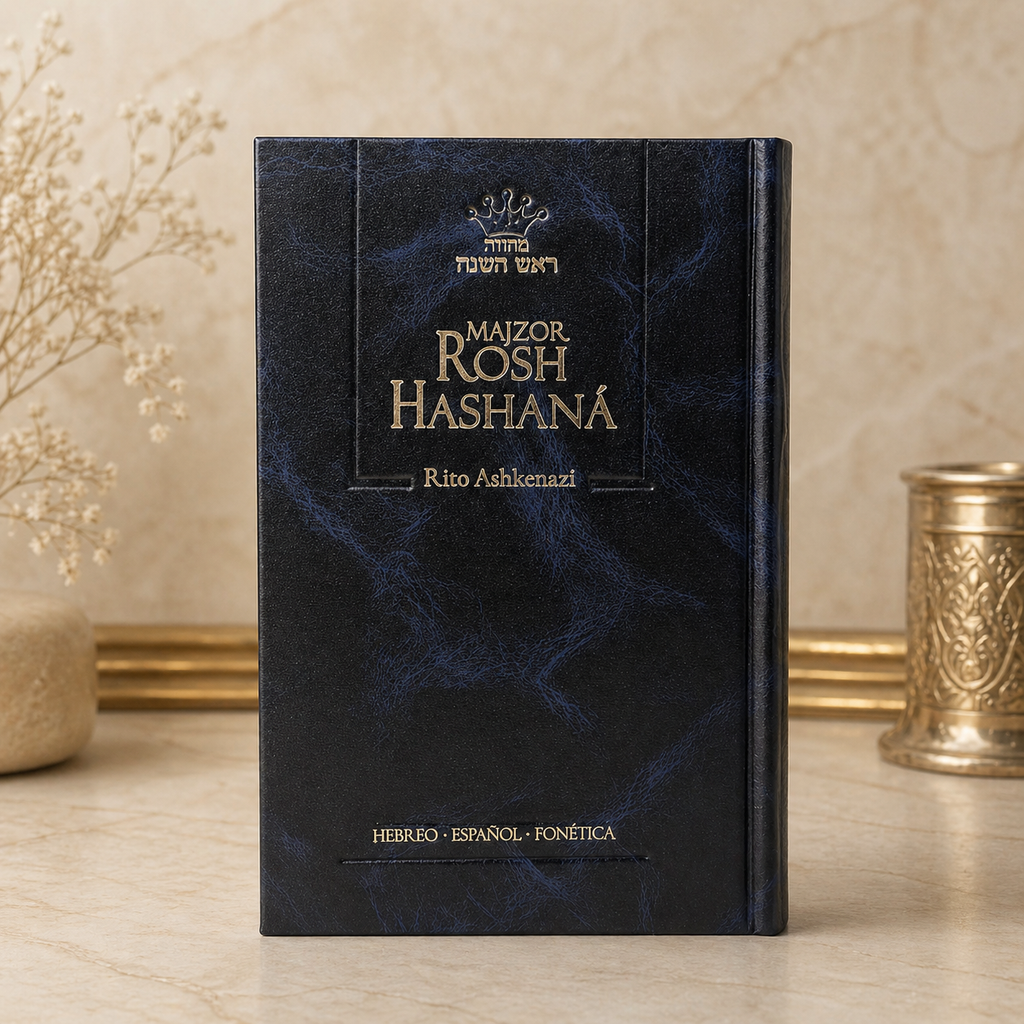 Majzor de Rosh Hashaná ashkenazí hebreo español con fonética | Nusaj Ashkenaz completo | Ideal para sinagoga