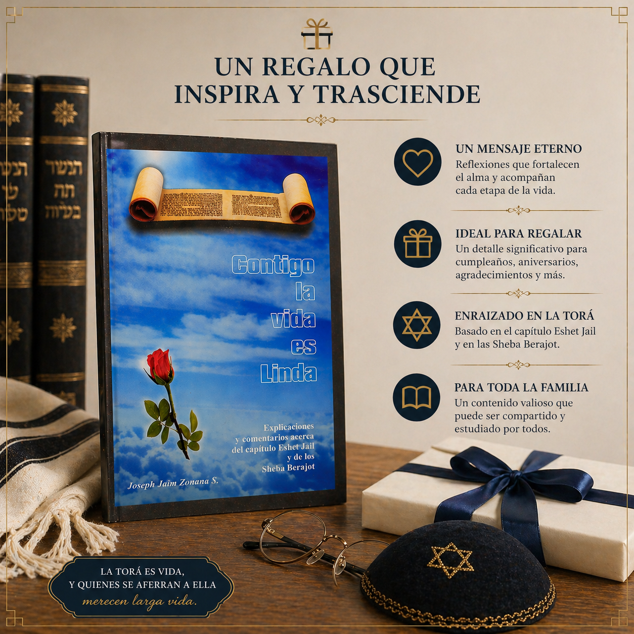 Contigo la vida es linda | Rab Yosef Jaim Zonana | Mensajes de motivación, amor y crecimiento espiritual