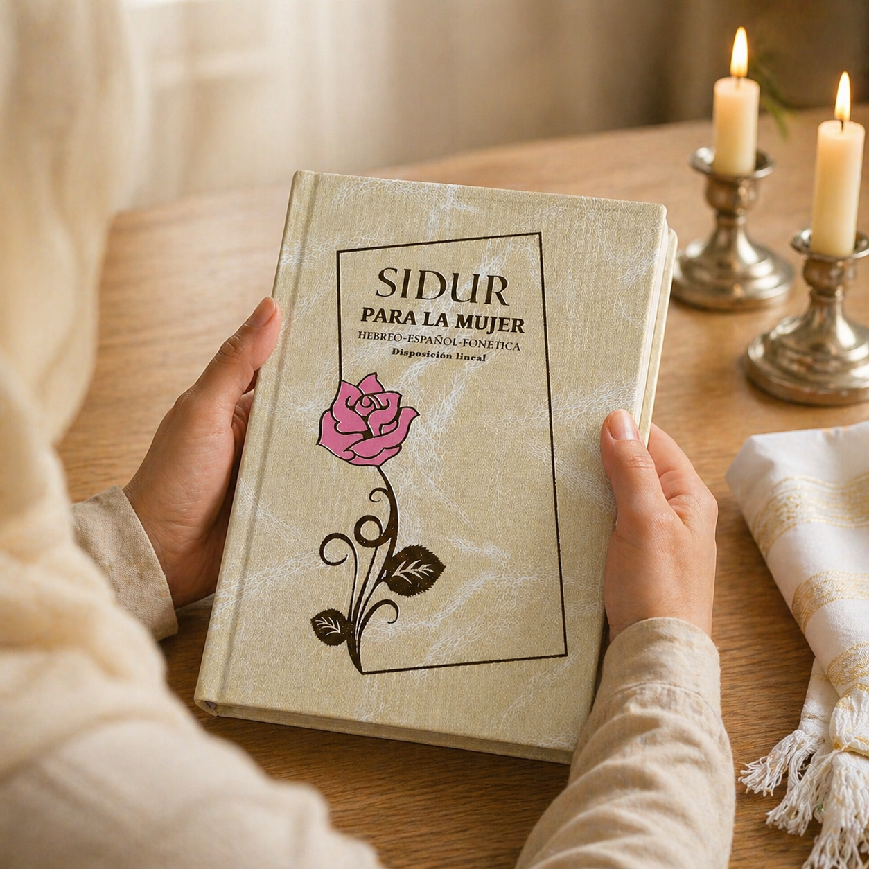 Sidur para la mujer hebreo español interlineal con fonética | Lectura fácil palabra por palabra | Ideal para rezar diario