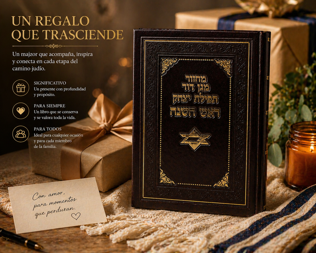 Majzor de Rosh Hashaná hebreo español con fonética | Maguén David | Edición completa para sinagoga y festividades