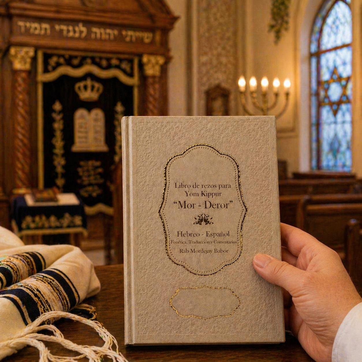 Majzor de Yom Kipur hebreo español con fonética | Edición Mor-Deror | Ideal para sinagoga y festividades