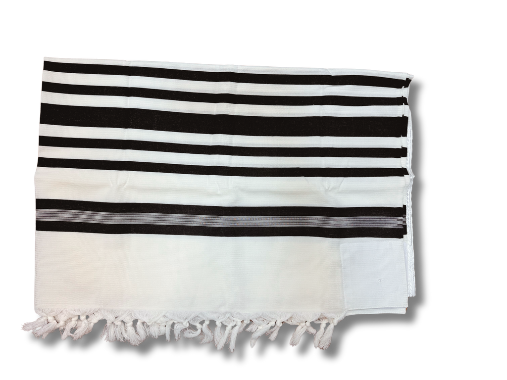 Talit Gadol LANA Antideslizante Talla 60 Negro TY
