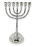 Menorah 7 arms of traditional pewter 17808