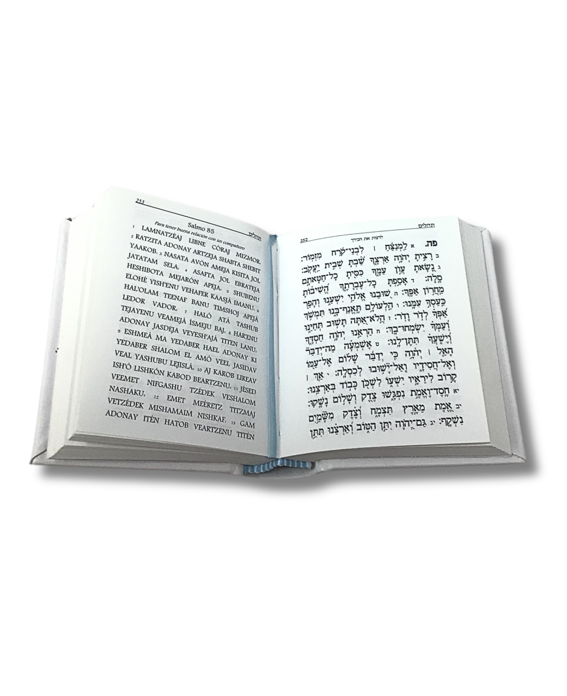 Salmos Tehilim Blanco Noam Bolsillo hebreo-fonética