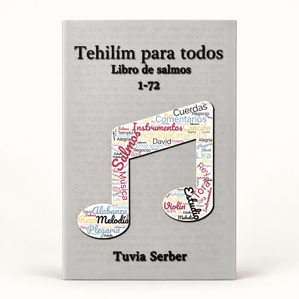 Tehilim para todos: presentación de portada sobre fondo claro.