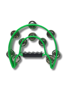 Half Moon Tambourine Double Row of Jingles