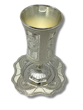 Copa Marmolizada blanca 12496