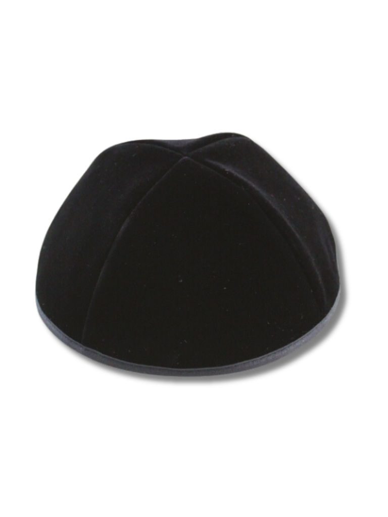 Kipa terciopelo negra mofet talla 4, 4 partes 16374