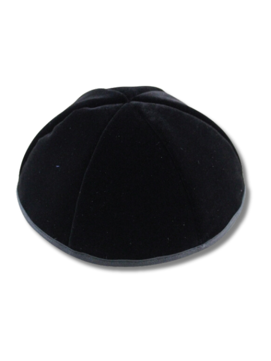 Kipa terciopelo negro mofet talla 7, 4 partes 16384