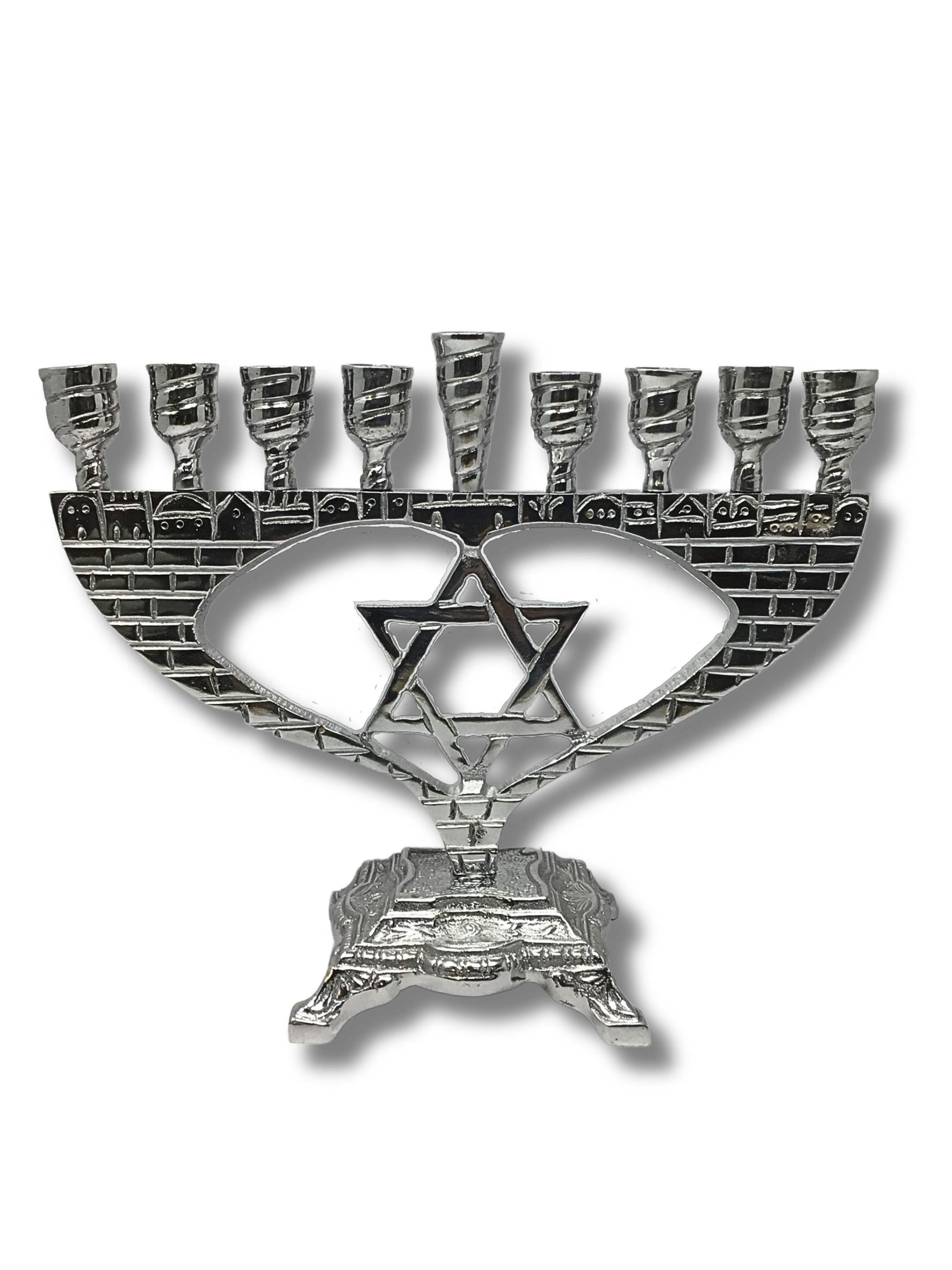 Janukia 9 Brazos de pewter muro con maguen 17900