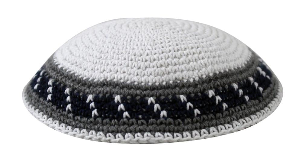 Kipa tejida 18417 - Libreria Jerusalem Centro