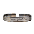 Pulsera Proverbios 1:7 acero 96748