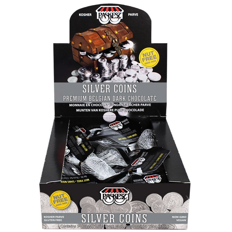 Parve Chocolate Coin Box 24-Pack 11793
