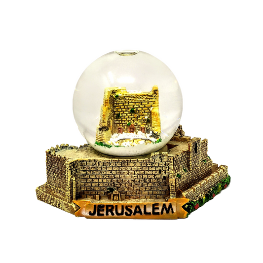 Snow globe girl Jerusalem wall 364602