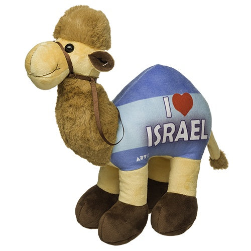 Plush Camel I Love Israel 25cm 45078