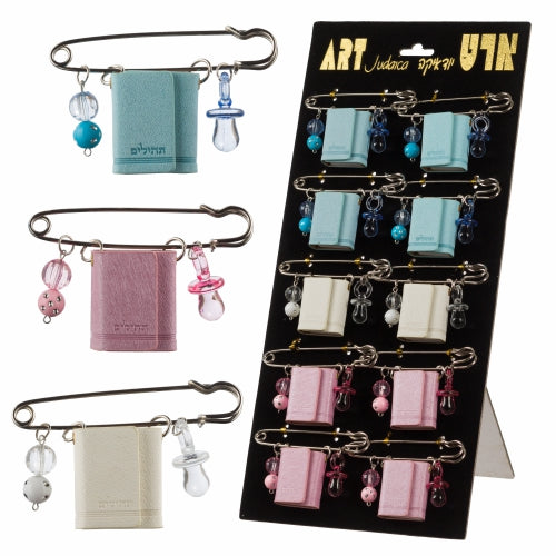 Baby brooch with Tehilim book 52219