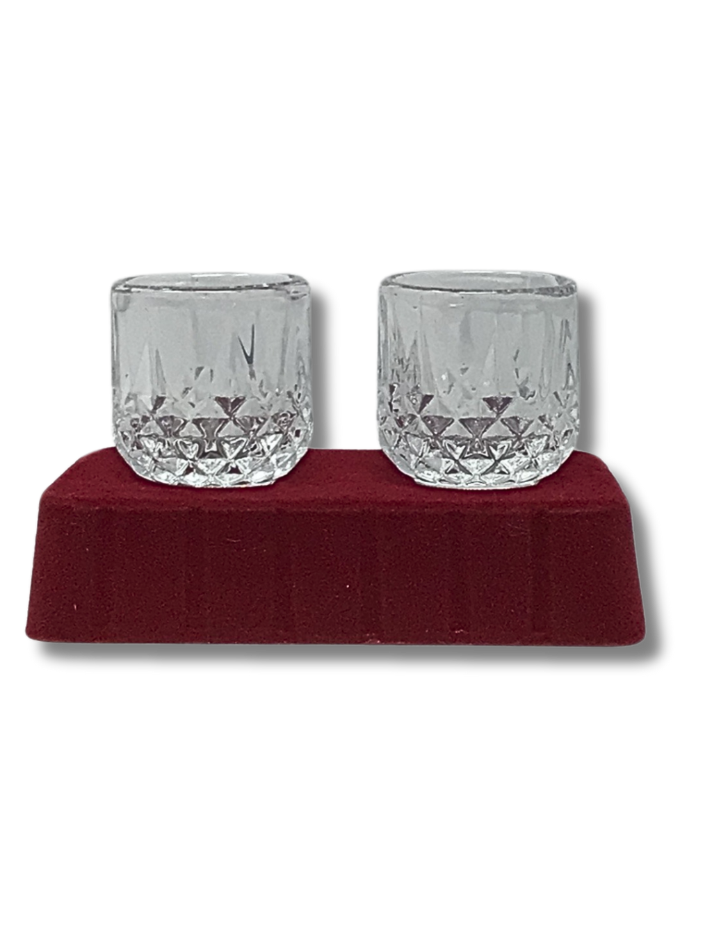 Par de vasos cristal tallado #13 60010