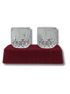 Par de vasos cristal tallado #13 60010