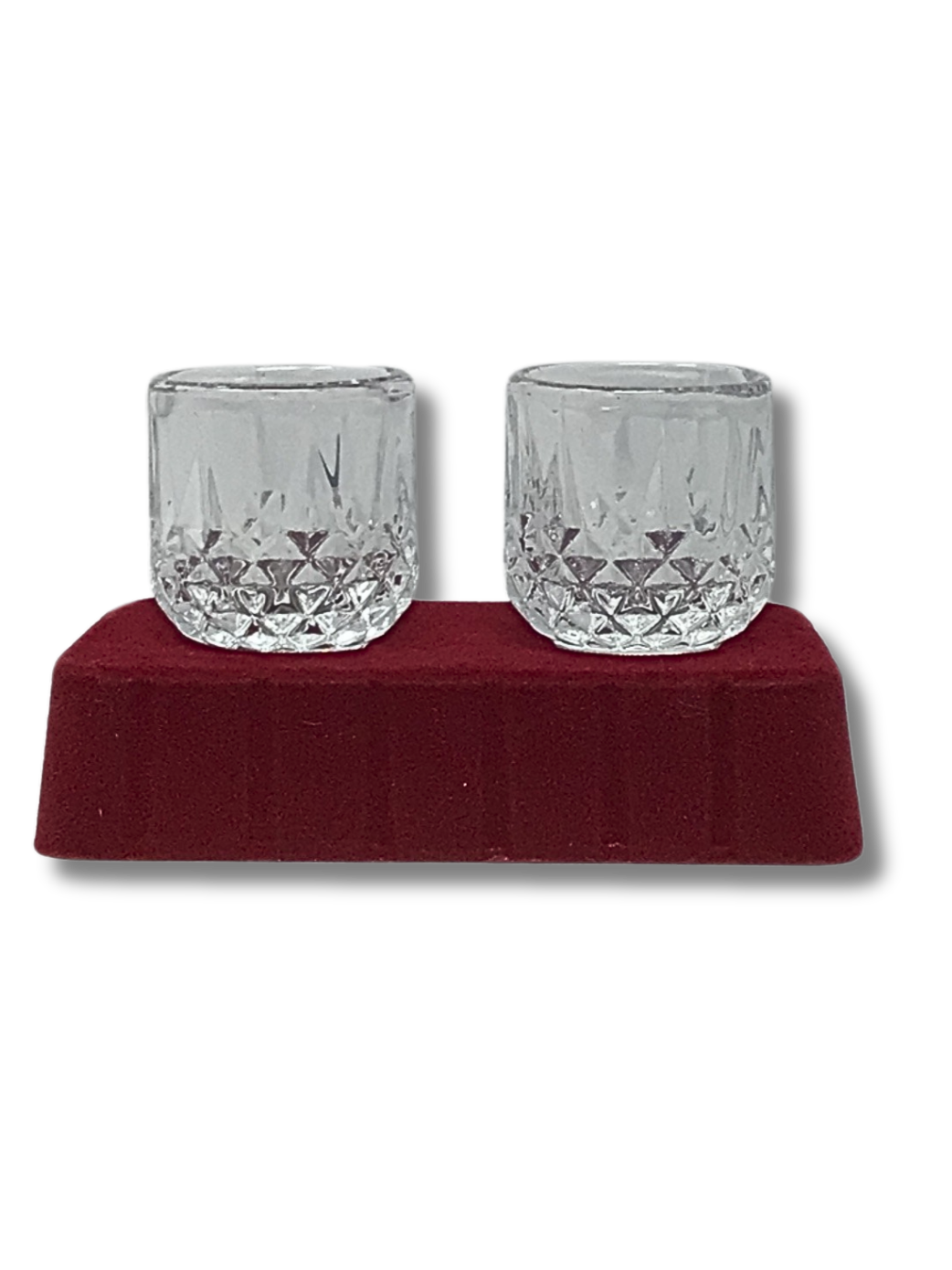 Par de vasos cristal tallado #13 60010