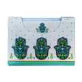 Tarjeta para notas decoradas hamsa verde 766493-1
