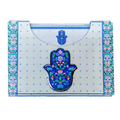 Tarjeta decorada para notas hamsa azul 766493