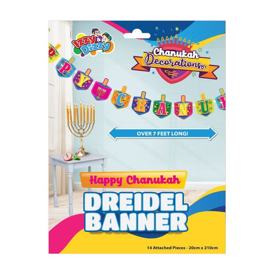 Happy chanukah dreidel banner 78260