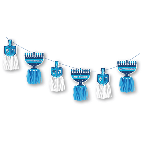 Chanukah fringes Banner 78262