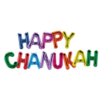 Happy chanukah letras globos 78287