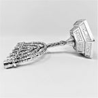 Menora 7 brazos 12 tribus 13 cm Plateado Mate 96140