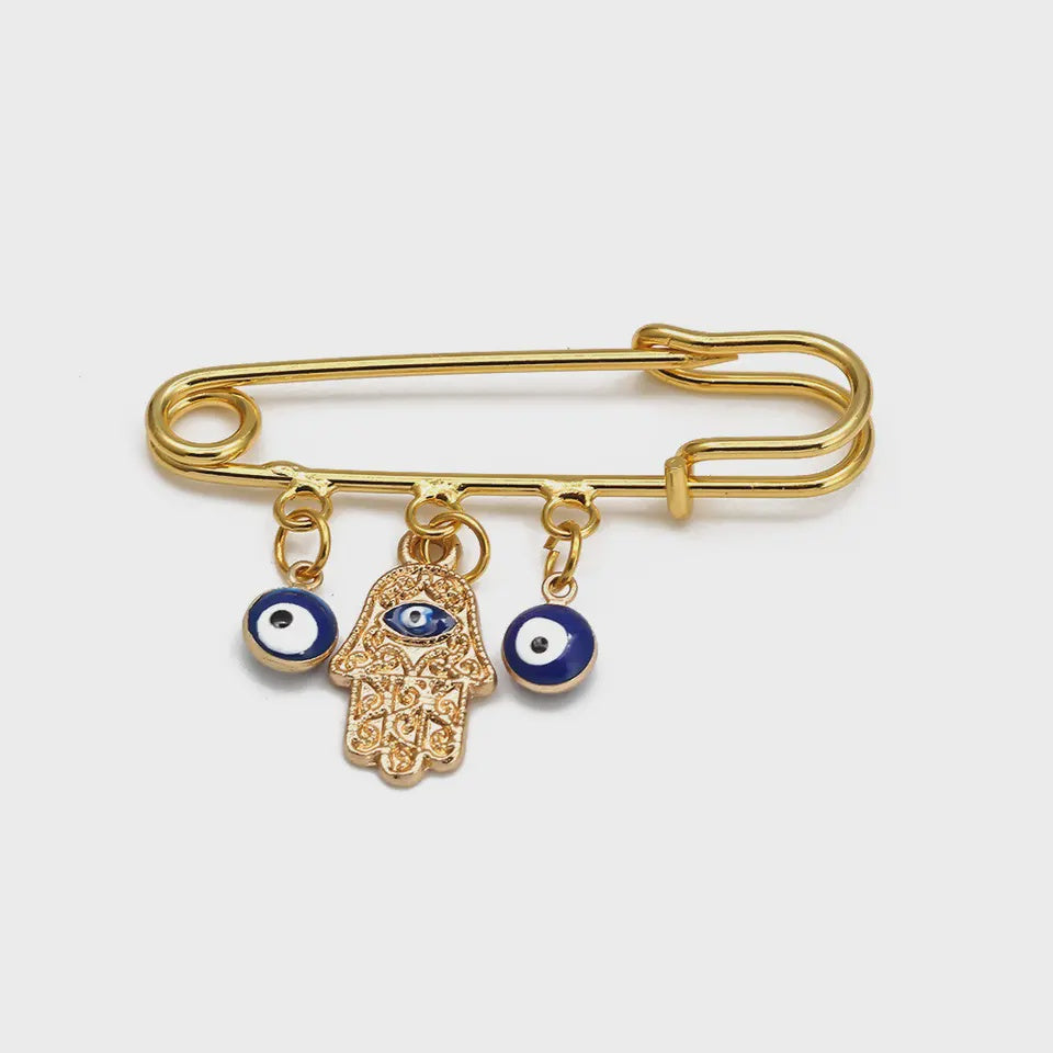 Baby boy hamsa brooch 11502