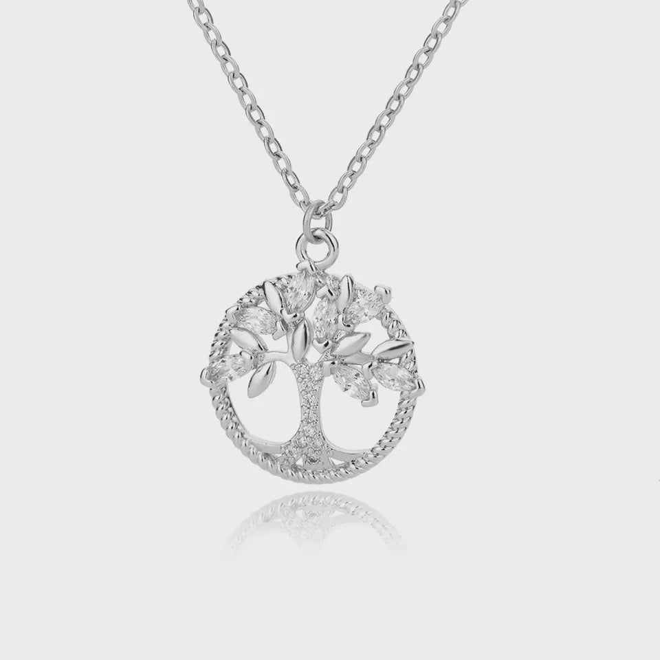 Silver Tree of Life Necklace 11510