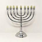 Pewter 9-Branch Chanukiah for vessels 16705