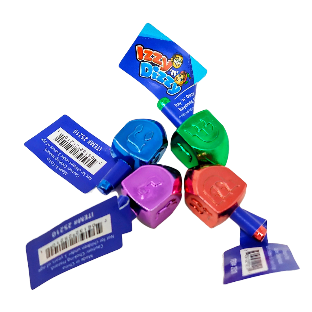 Dreidel metálico chico colores 25210