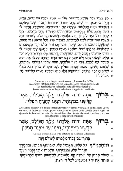 Sidur Artscroll en Hebreo chico de rezos diarios con instrucciones y leyes del rezo en español sin fonética ni traduccion