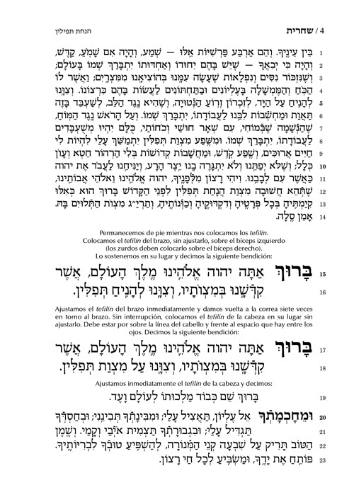 Sidur Artscroll en hebreo grande de rezos diarios con instrucciones y leyes del rezo en español sin fonética ni traduccion