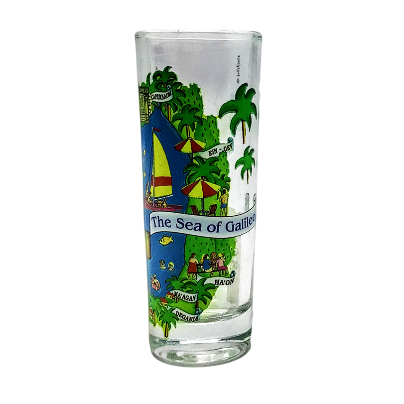 Vaso tequilero mar de Galilea 11438