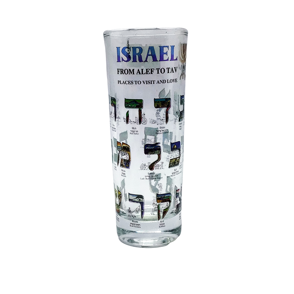 Vaso tequilero alef bet 11439