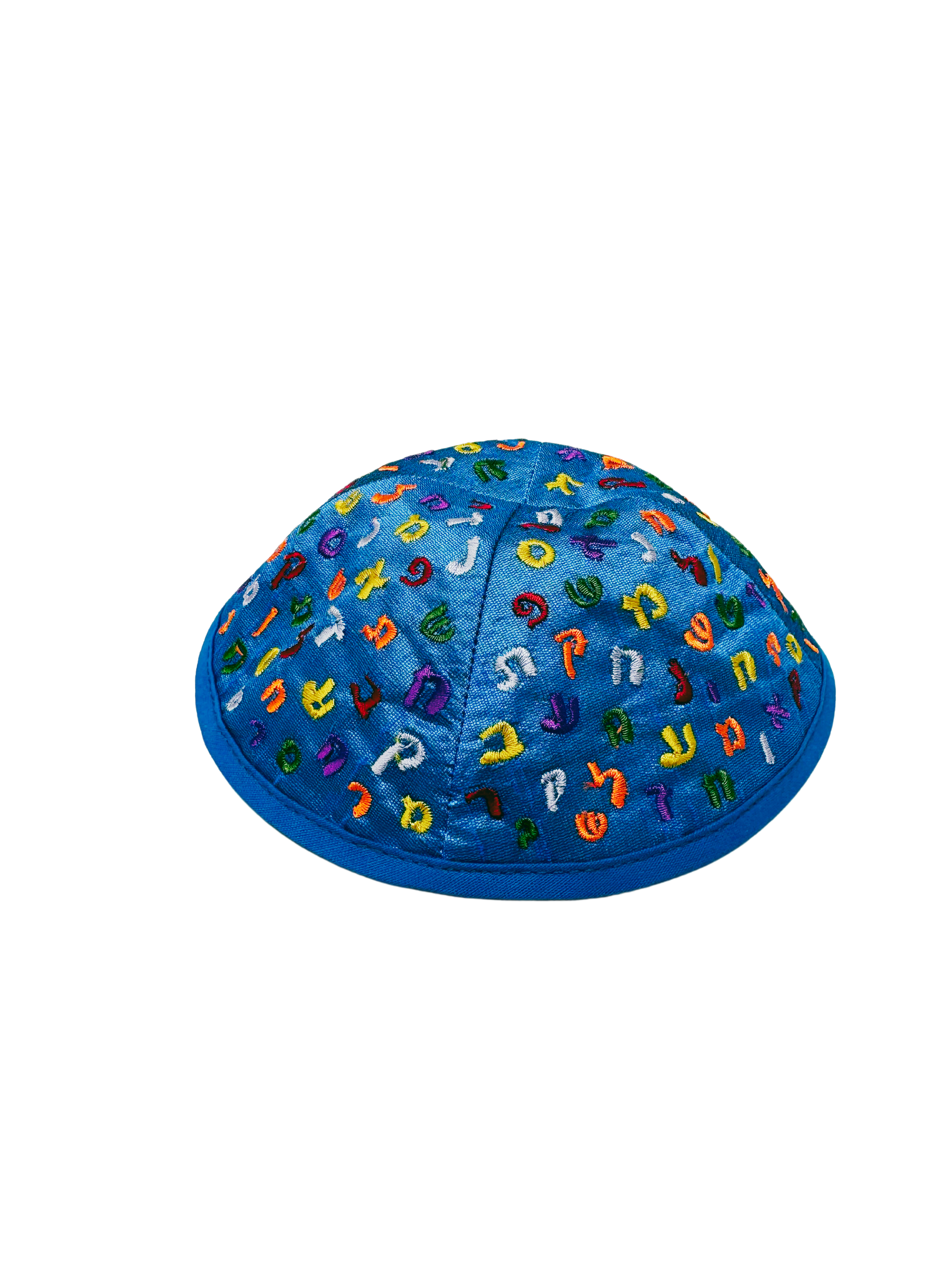 Kipa Alef bet azul YPA3A