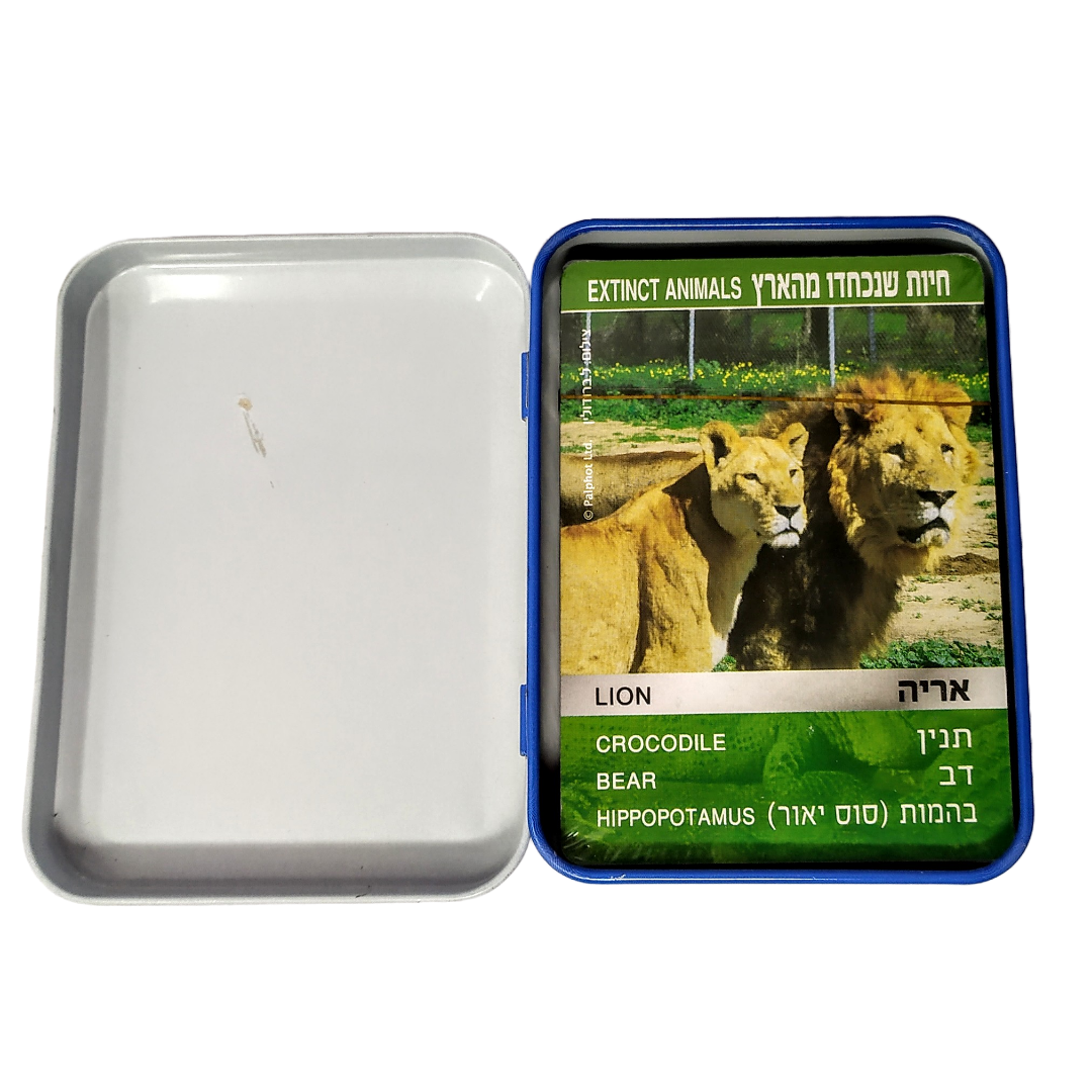 Juego de cartas Animales de la biblia (caja metal) 530431