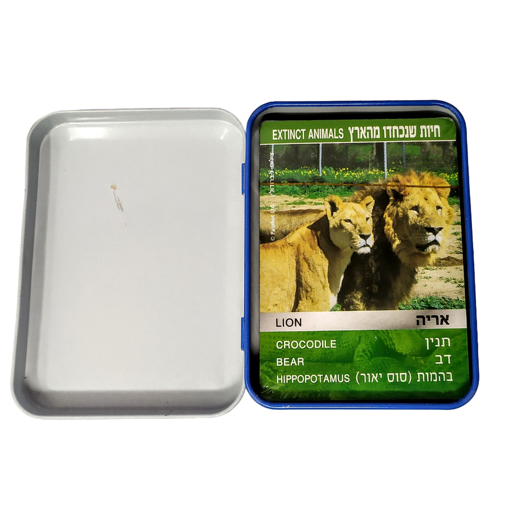 Juego de cartas Animales de la biblia (caja metal) 530431