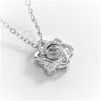 Collar maguen plateado con piedra - Libreria Jerusalem Centro