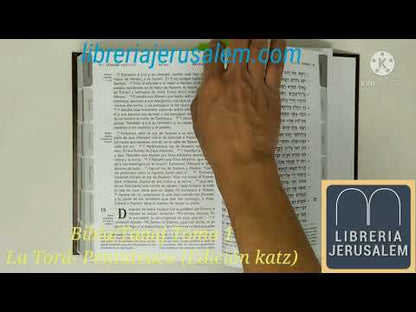 Biblia Tanaj  tomo 1 La Tora Pentateuco edicion Katz  TKT1