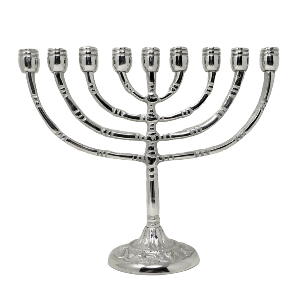 Janukia 9 brazos  de pewter mediana para velas 16704