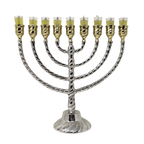 Janukia 9 brazos trenzada de pewter contenedores de bronce para vasos 16720