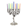 Janukia 9 brazos de pewter arbol  para velas 16723