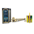 Juego de janukia hamsa azul para velas 11377