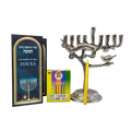 Juego de janukia árbol con ave para velas 11368