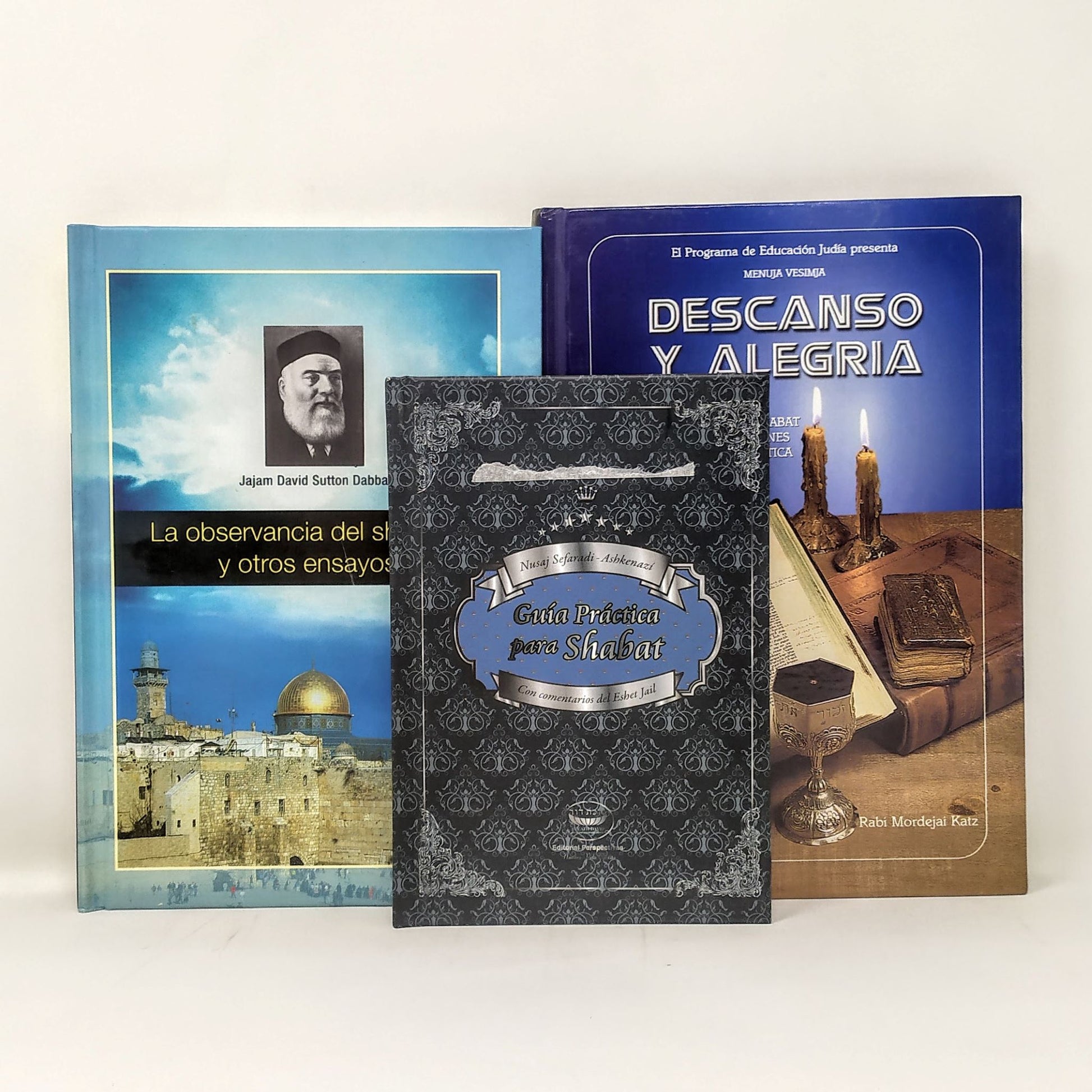 Libros de Shabat Juego de 3 Tomos - Libreria Jerusalem Centro