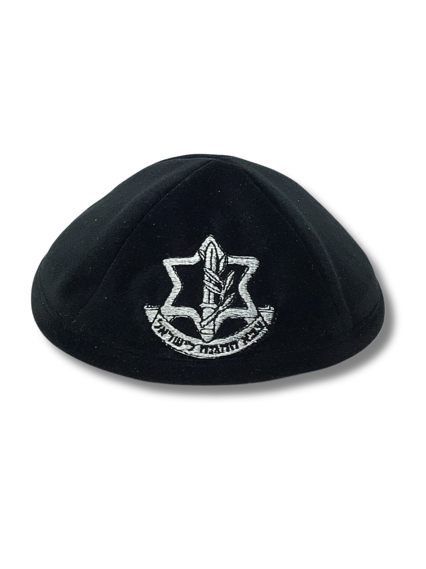 Kipa Terciopelo Tzava Maguen David Plateado decorada 942